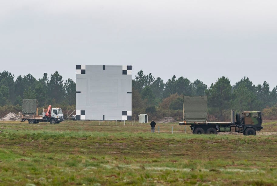 France's CALAMAR weapons testing range at Cazaux. Photo courtesy of DGA